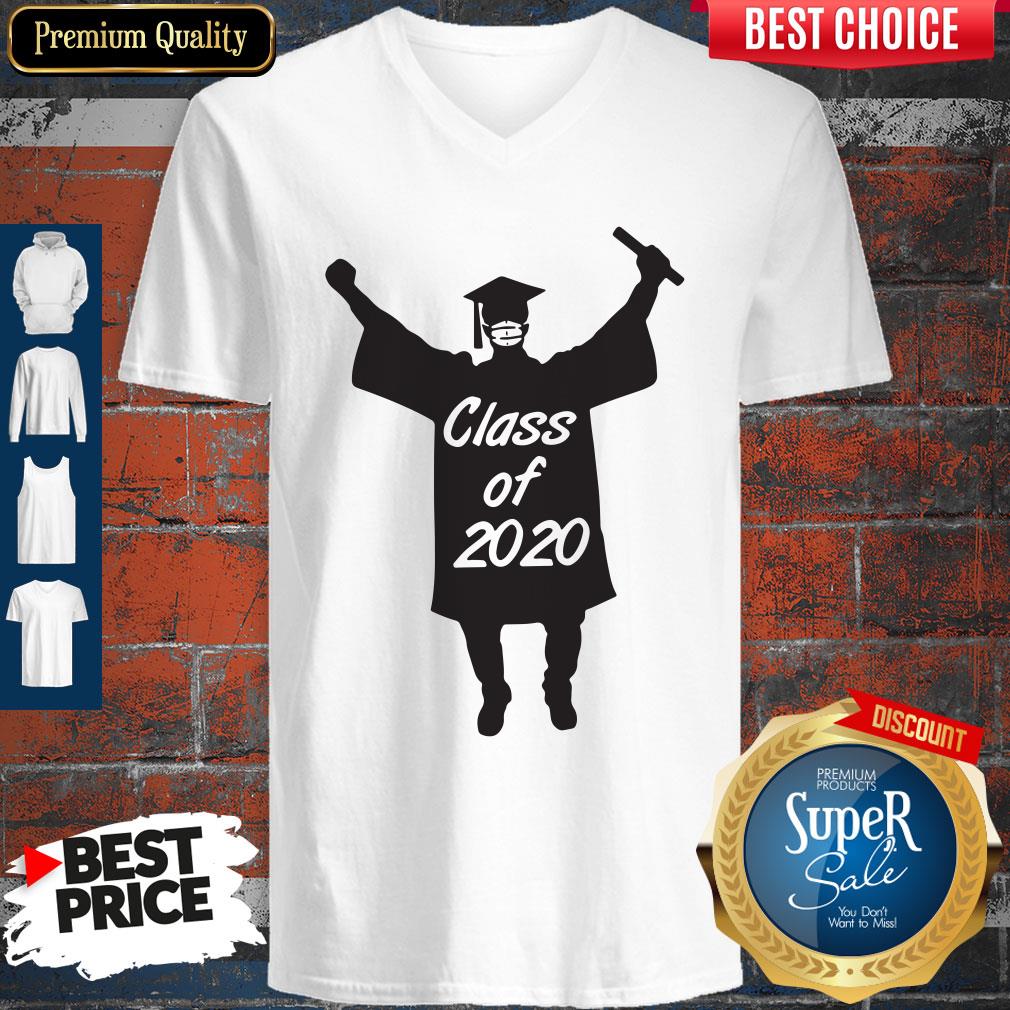 Class Of 2020 Graduation Mask V-neck