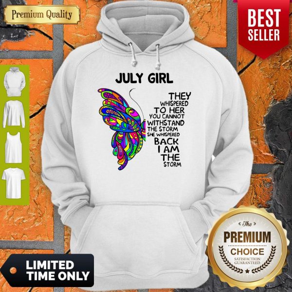 Official Butterfly July Girl Hoodie