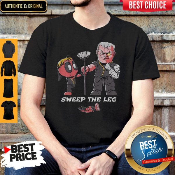 Nice Clothing Sweep The Leg Funny Deadpool Cable Shirt