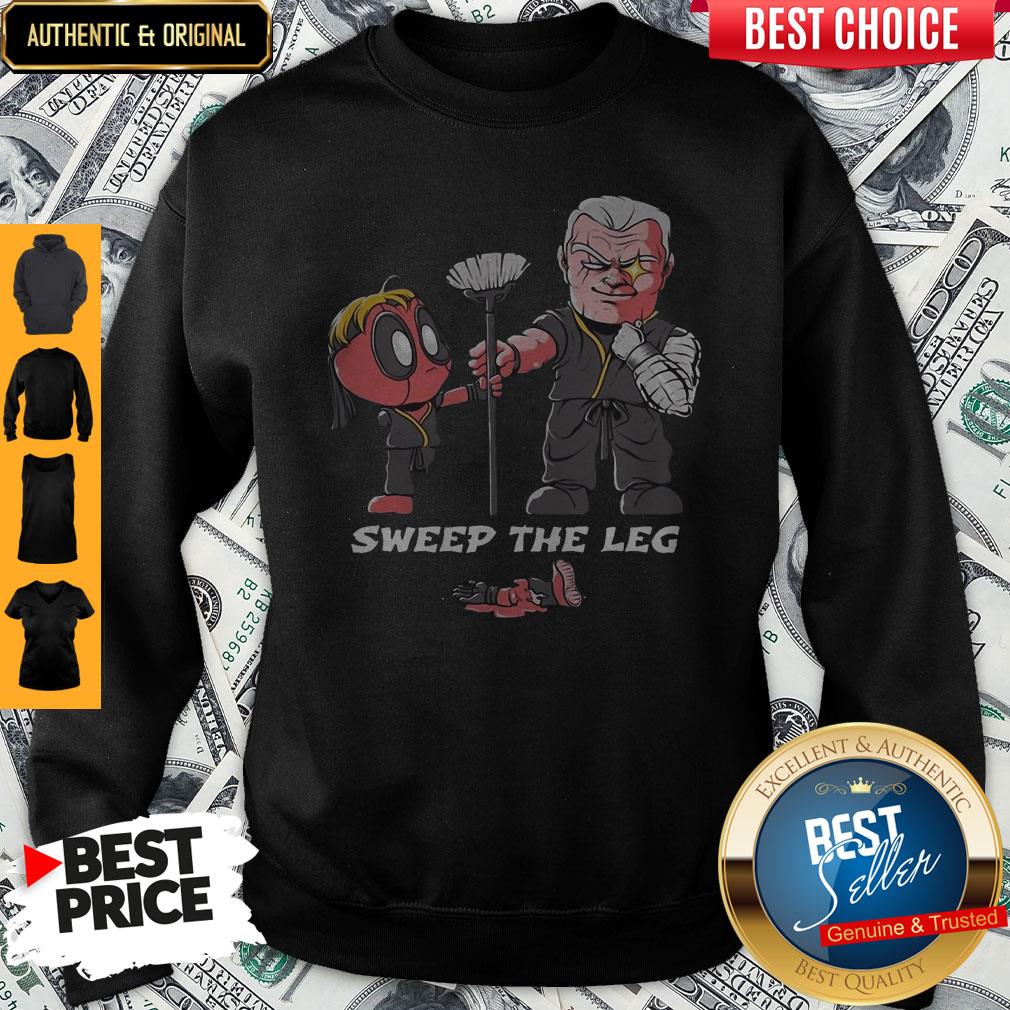 Nice Clothing Sweep The Leg Funny Deadpool Cable Sweatshirt