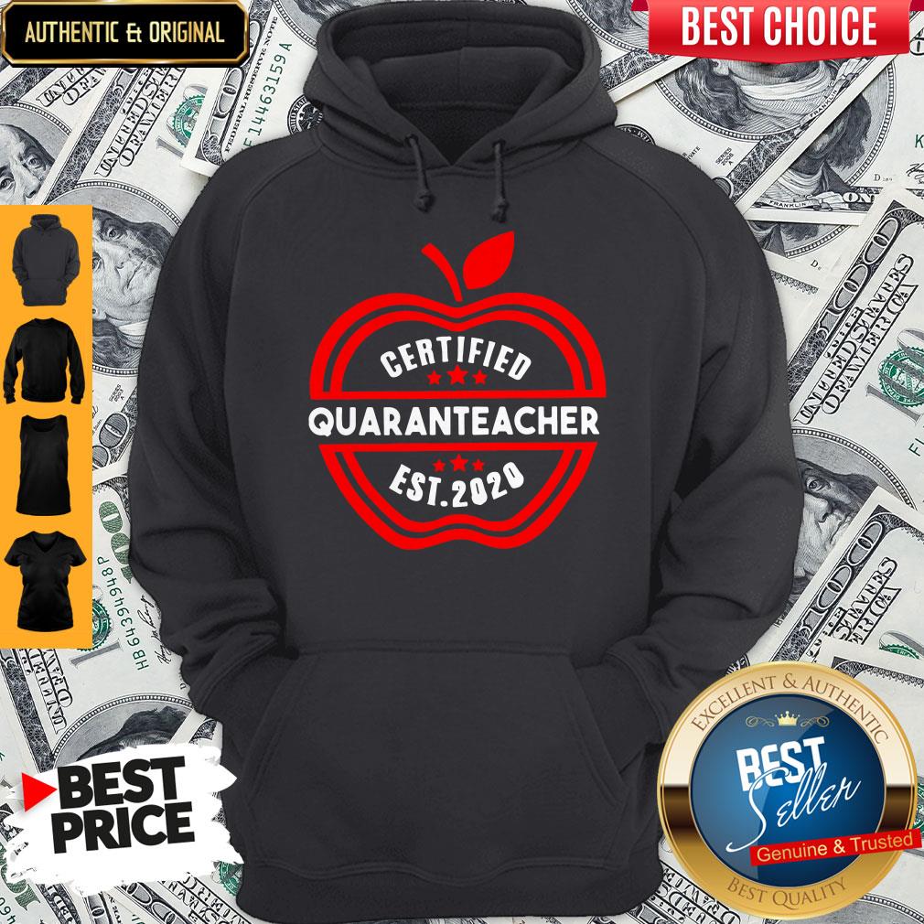 Official Apple Certified Quaranteacher Est 2020 Hoodie