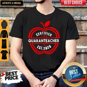 Official Apple Certified Quaranteacher Est 2020 Shirt