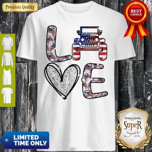 Official Love Jeep American Flag Shirt