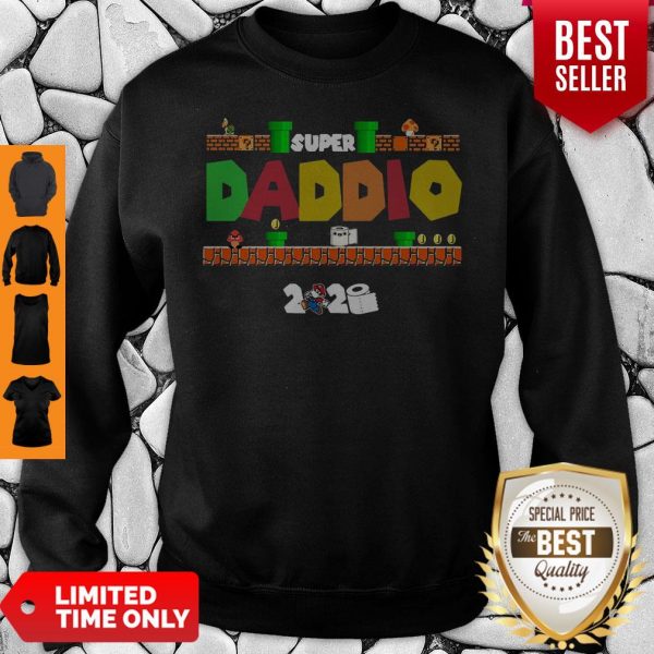 Official Super Daddio Toilet Paper 2020 Sweatshirt