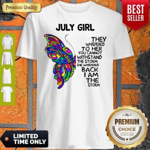 Official Butterfly July Girl Shirt