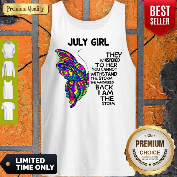Official Butterfly July Girl Tank Top