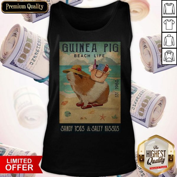 Guinea Pig Beach Life Sandy Toes And Salty Kisses Tank Top