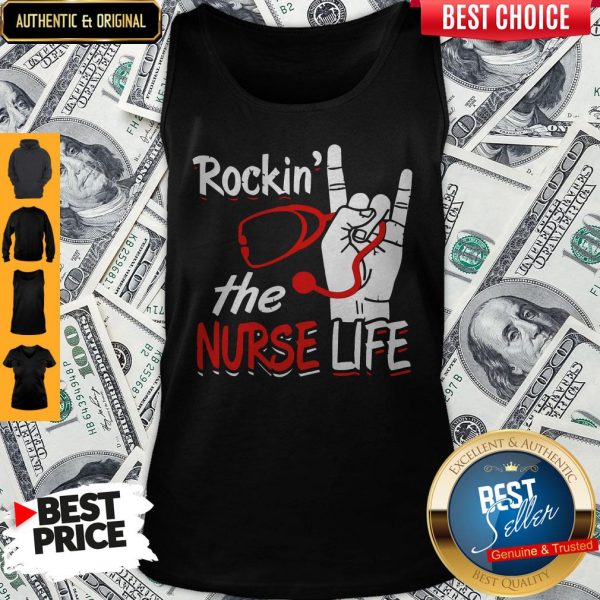 Top Rockin The Nurse Life Tank Top