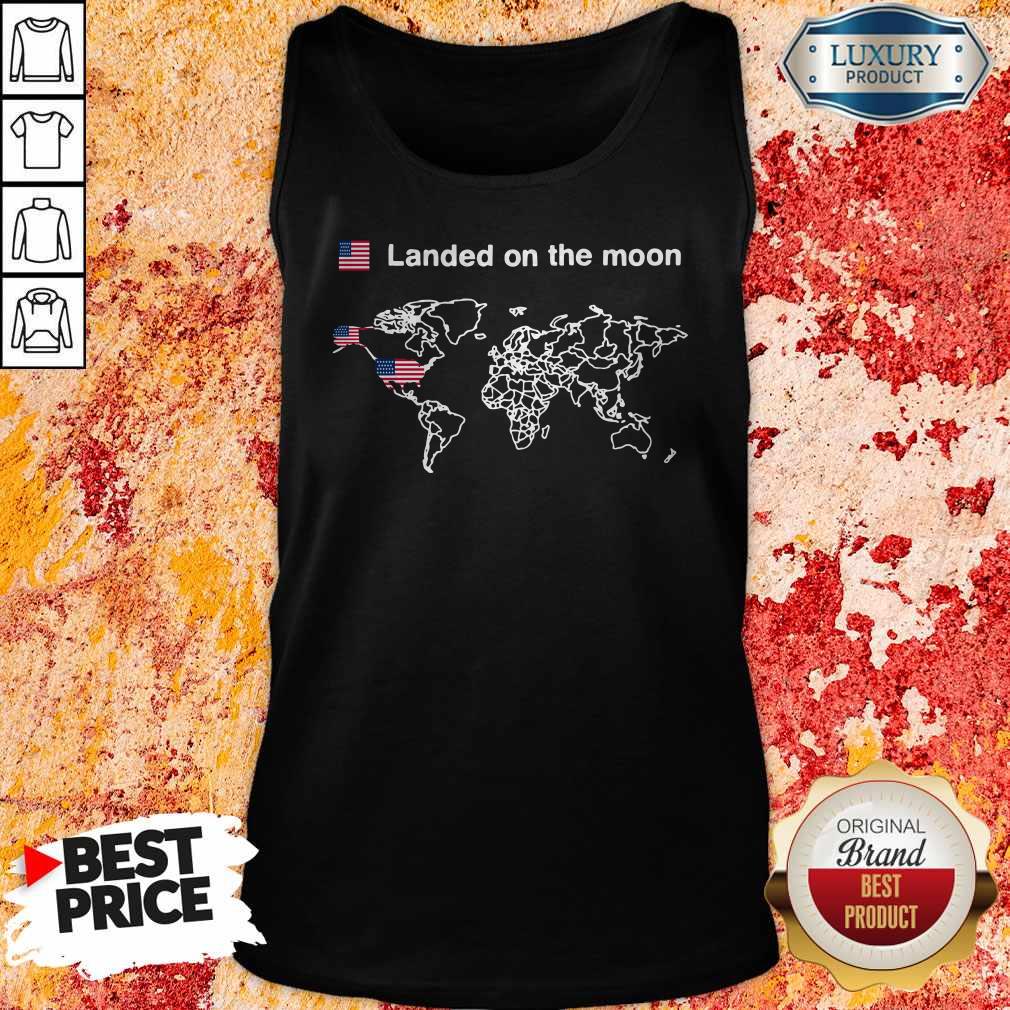 America Landed On The Moon Tank Top 