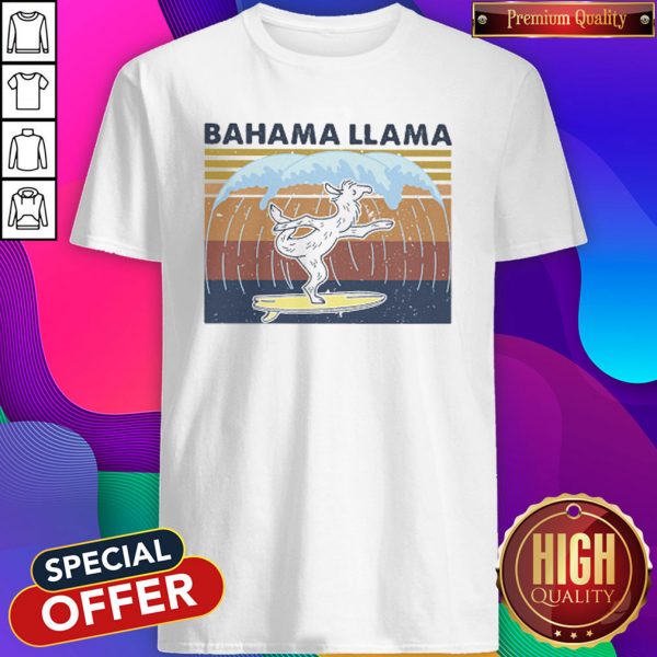 Bahama Llama Dancing Vintage Shirt