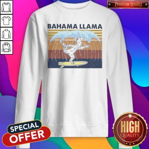 Bahama Llama Dancing Vintage Sweatshirt