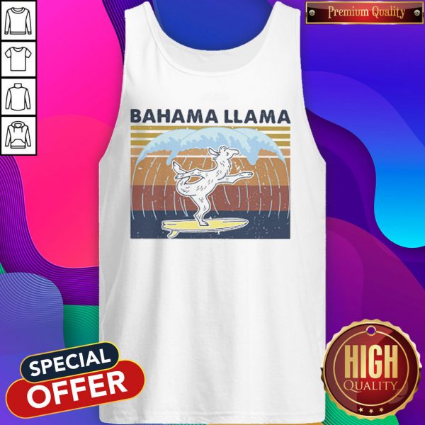 Bahama Llama Dancing Vintage Tank Top
