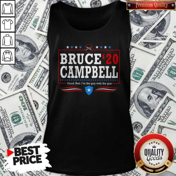 Bruce Campbell 2020 Good Bad I’m The Guy With The Gun V- neck