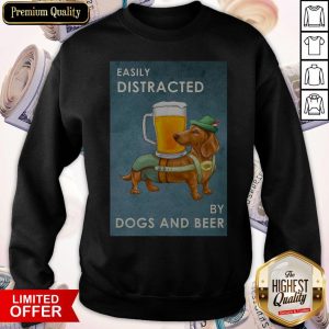 Easily Distracted By Dogs And Beer Easily Distracted By Dogs And Beer Tank Top