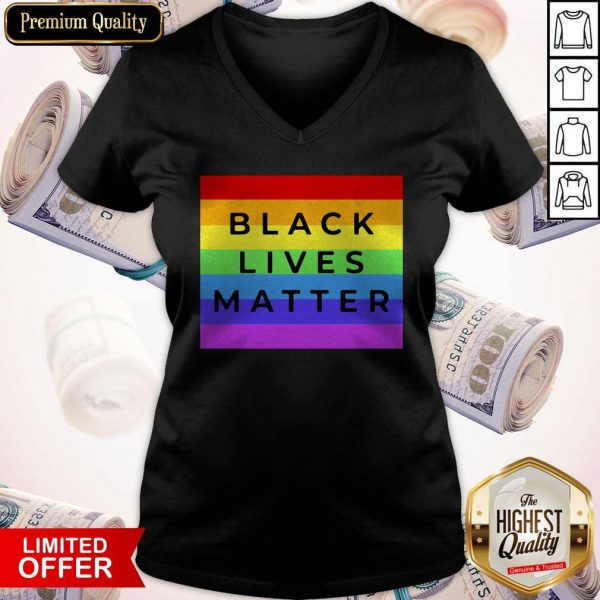 LGBT Black Lives Matter V- neck