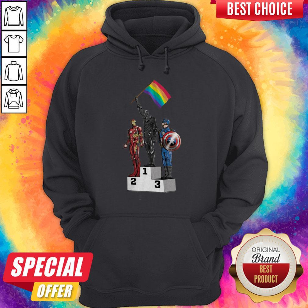 LGBT Black Panthers Olympics Iron Man Captain America Hoodiea