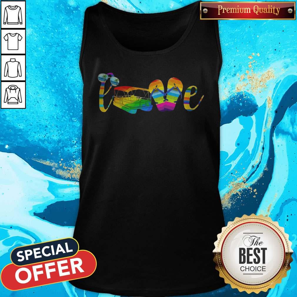 LGBT Love Sign Language Camping ShirtLGBT Love Sign Language Camping Tank Top 