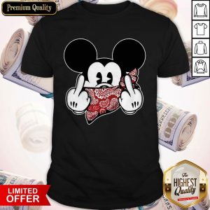 Mickey Mouse Bandana Fuck Trump Shirt