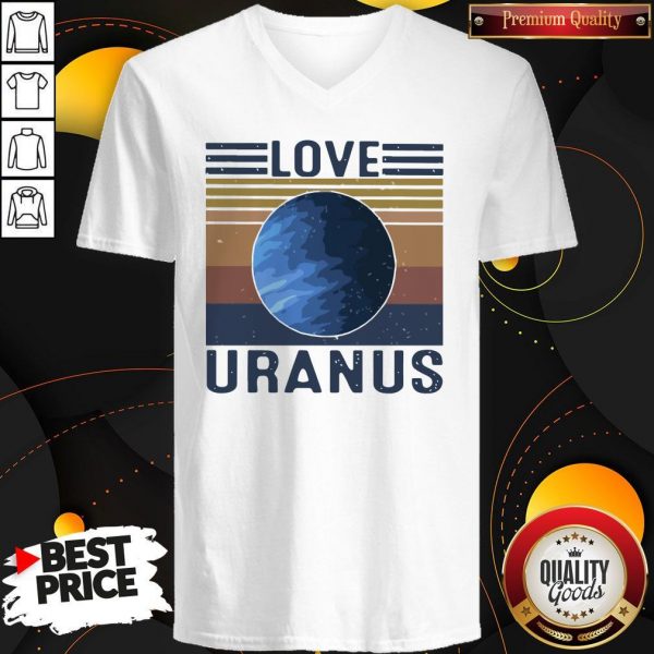 Nice I Love Uranus vintage V- neck