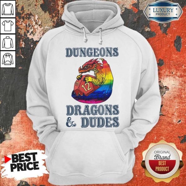 Official LGBT Dungeons Dragons Dudes Hoodiea
