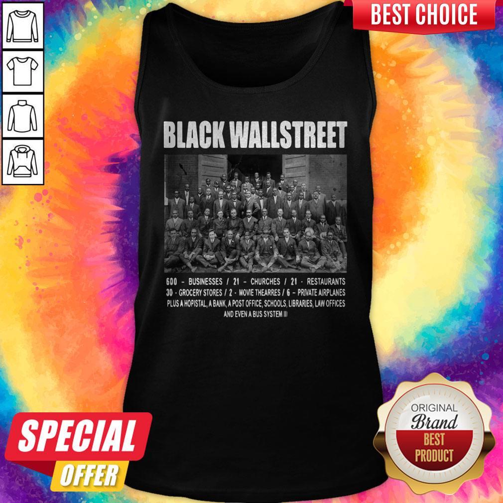 Premium Black Wall Street Tank Top 