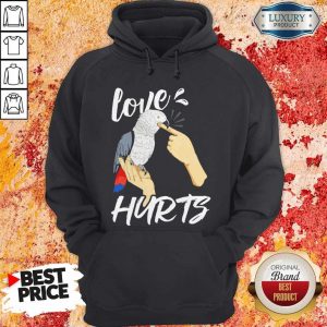 Pretty Love Hurts Parrot Hoodie