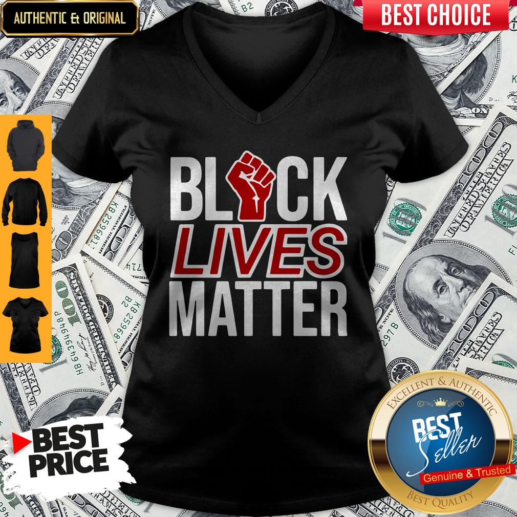 Strong Hand Black Lives Matter V-neck