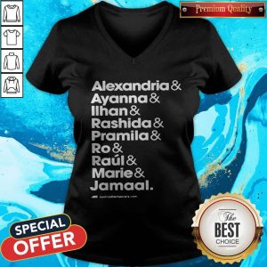Alexandria And Ayanna & Iihan & Rashida & Pramila & Ro & Raul & Marie & Jamaal V- neck
