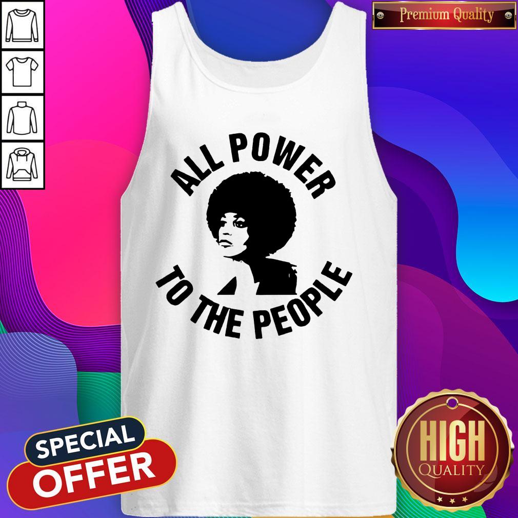 All Power To the People Angela Davis Tank Top