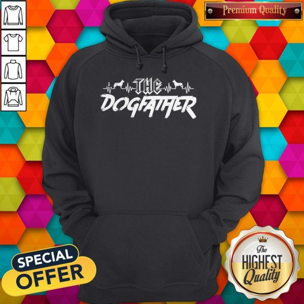 Funny The Dogfather Dog Dad Fathers Day Hoodie