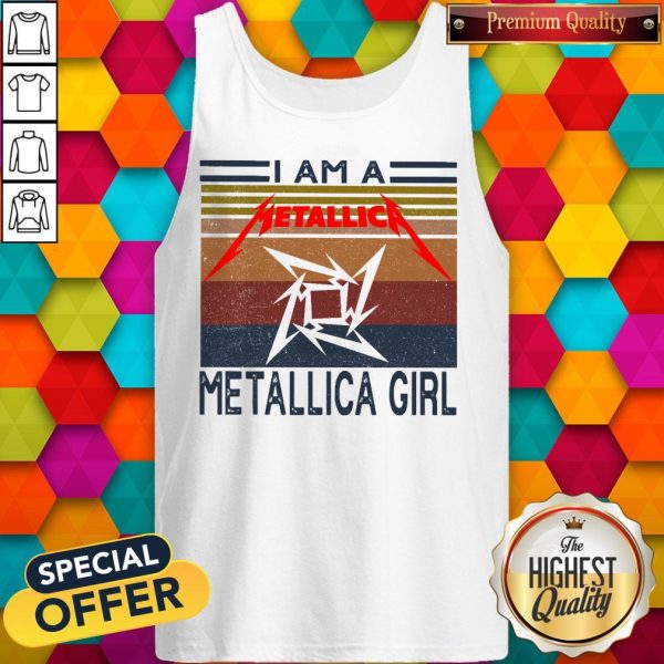 I Am A Metallica Girl Vintage Tank Top