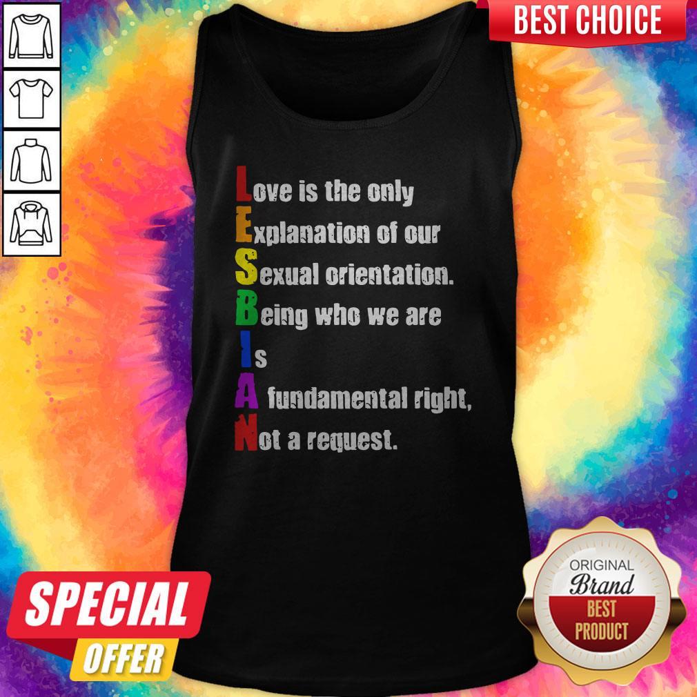 LGBT Lesbian Love Us The Only Tank Top