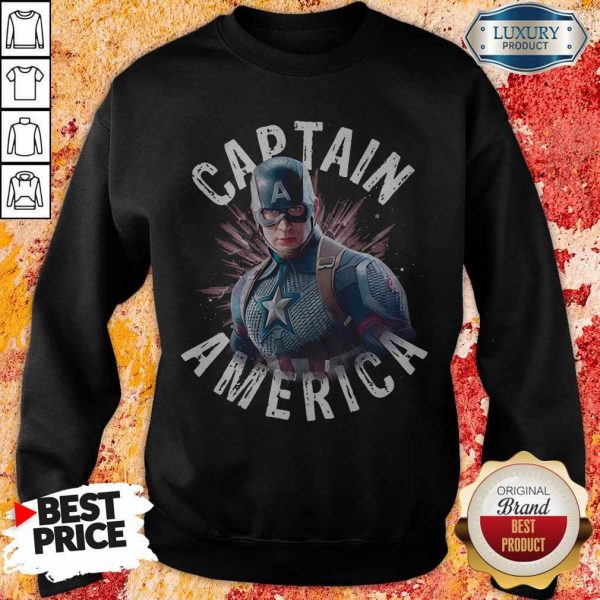 Marvel Avengers Endgame Captain America Sweatshirt