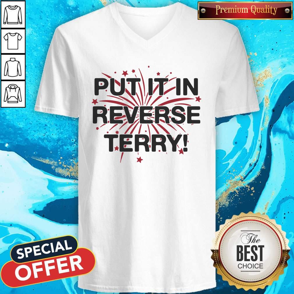Nice Put It In Reverse Terry ShirtNice Put It In Reverse Terry V- neck 