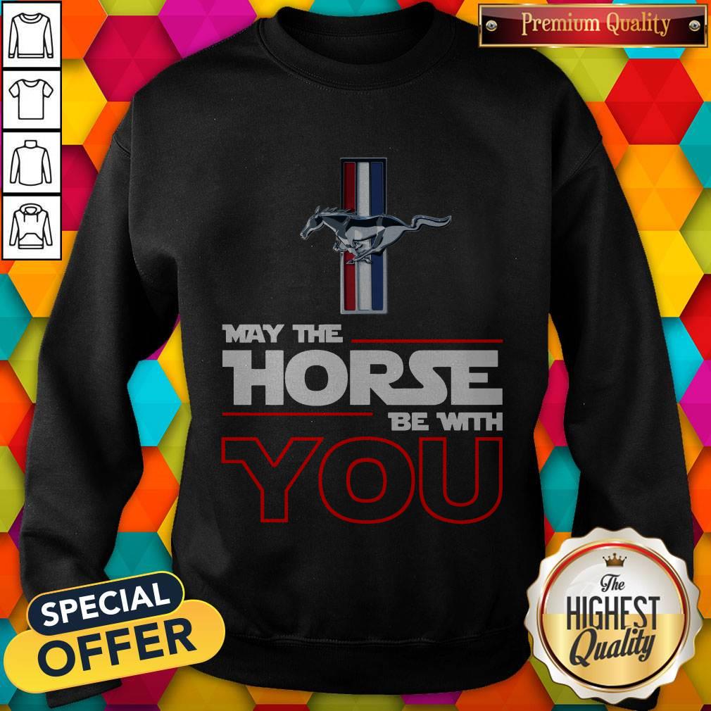 Official Ford Mustang May The Horse Be With You Sweatshirt