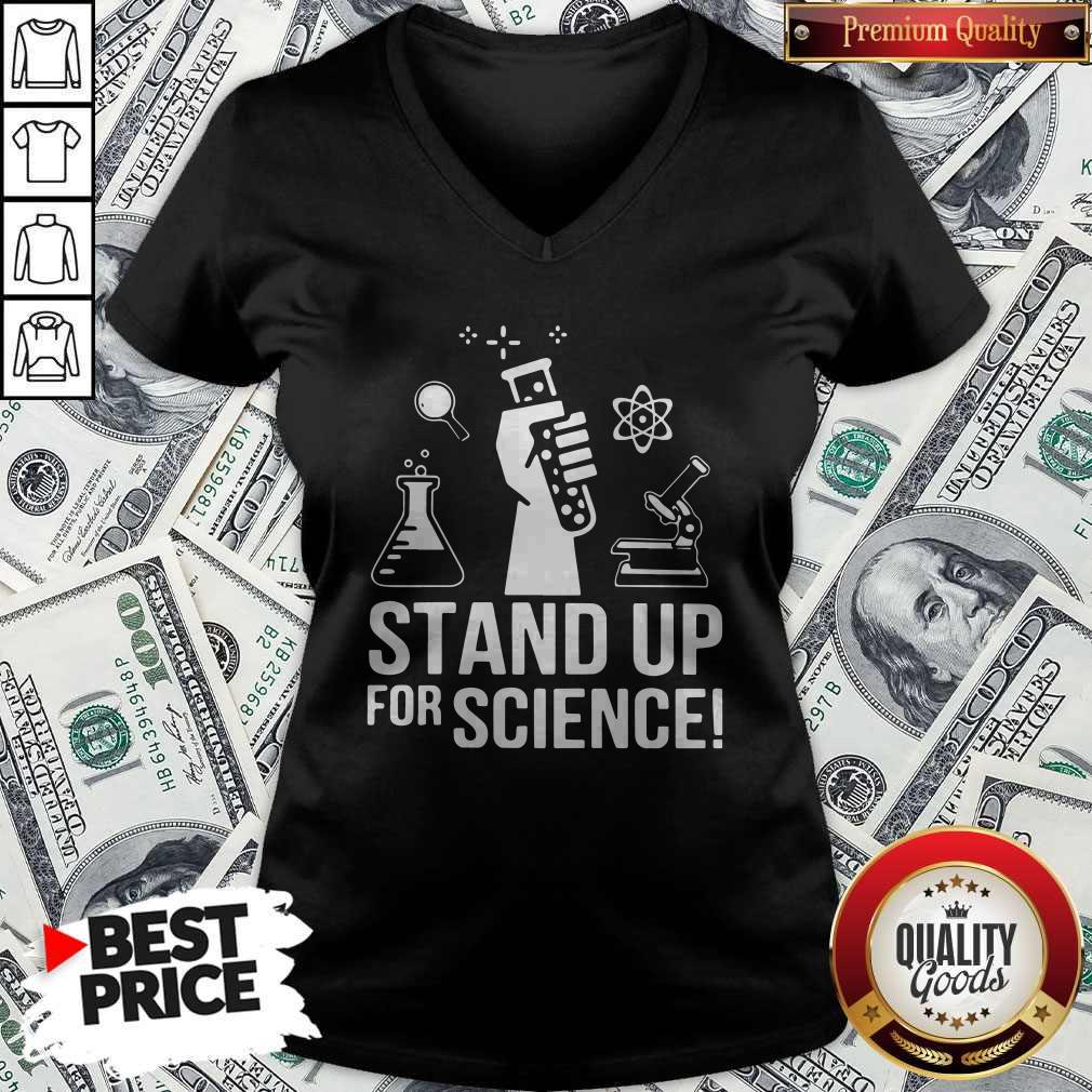 Official Stand Up For Science V- neck