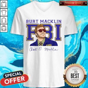 Premium Burt Macklin Fbi Signature V- neck