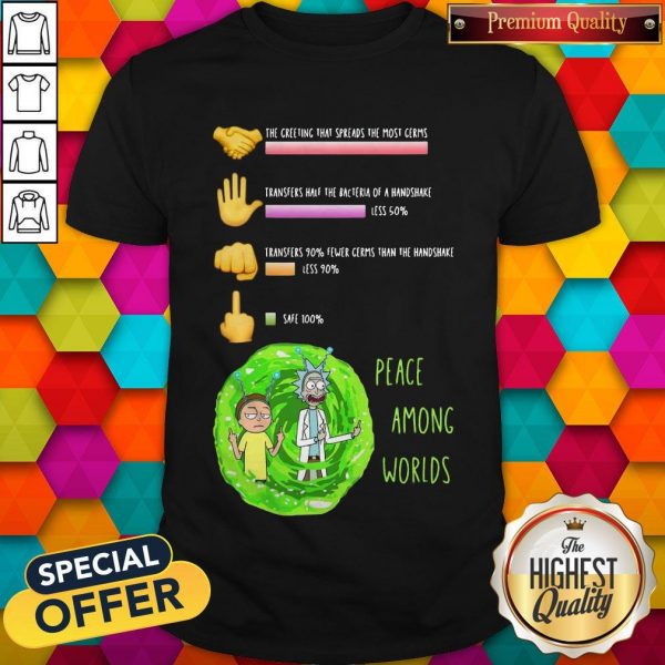 Rick And Morty Peace Among Worlds The Greeting That Spreads The Most Germs Shirt