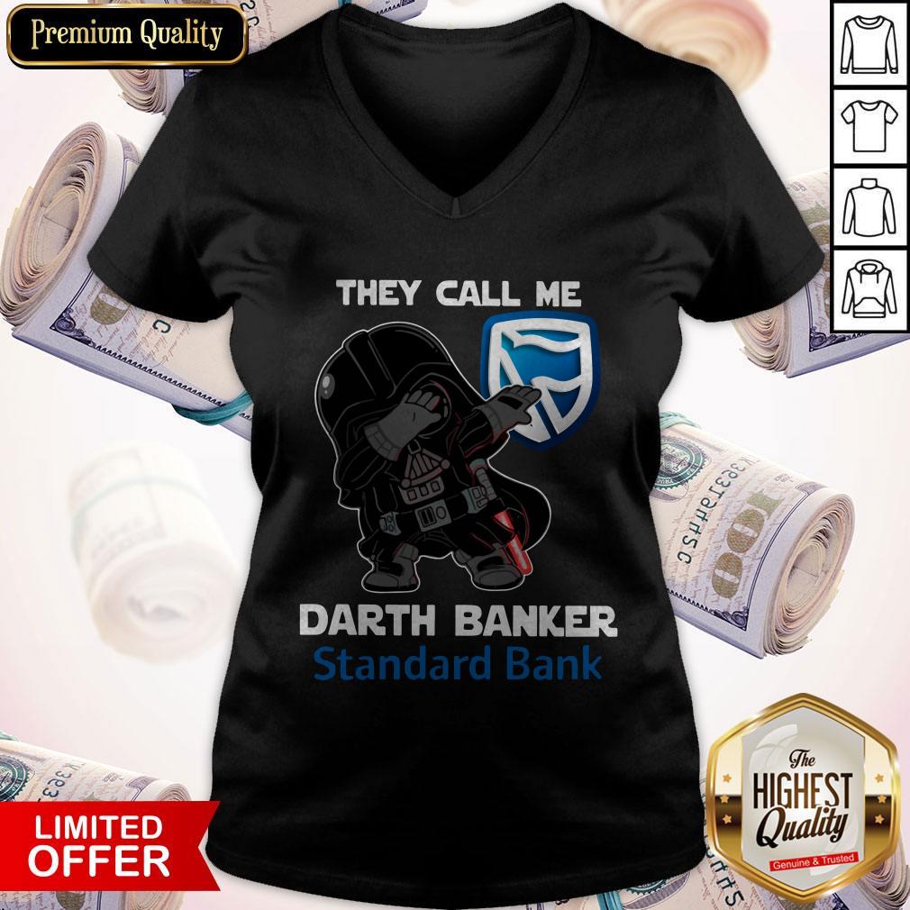 Star War Darth Vader They Call Me Darth Banker Standard Bank V- neck