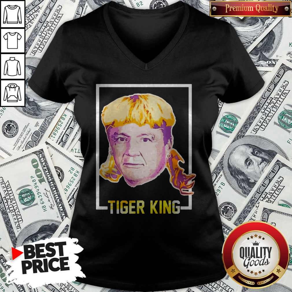 Top Ed Orgeron Tiger King V- neck 