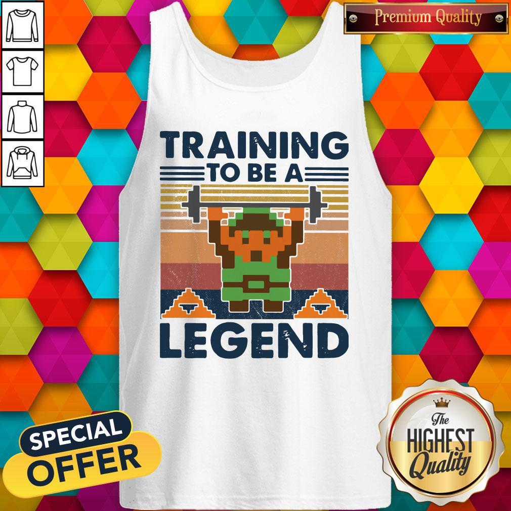 Training To Be A Legend Vintage Tank Top
