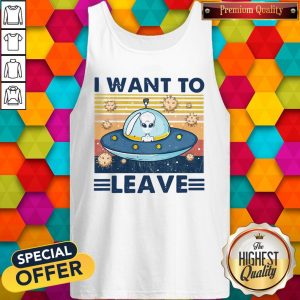 UFO I Want To Leave Vintage Tank Top