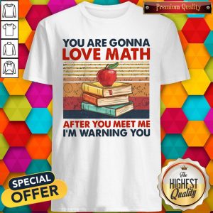 You Are Gonna Love Math After You Meet Me I’m Warning You Vintage Shirt