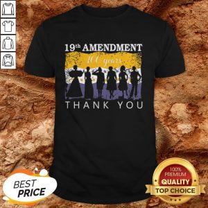 19th Amendment 100 Years Thank You 1920 Victory Flag Shirt