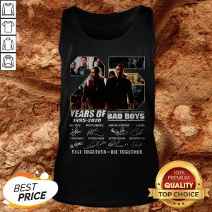 25 Years Of Bad Boys Ride Die Together Signatures Tank Top25 Years Of Bad Boys Ride Die Together Signatures Tank Top