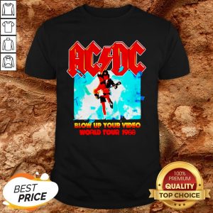 AC DC Blow Up Your Video World Tour 1988 Shirt