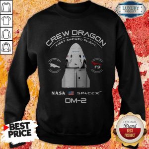Crew Dragon First Crewed Flight Nasa Space DM-2 Sweatshirt