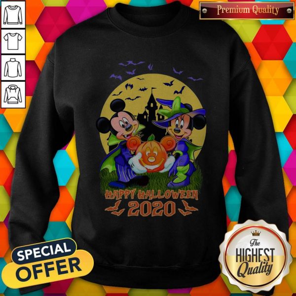 Disney Halloween Shirt Mickey And Minnie Happy Halloween 2020 Disney Sweatshirt
