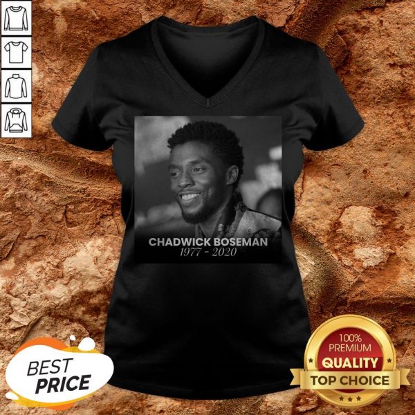 Formal RIP Black Panther's Chadwick Boseman V-neck