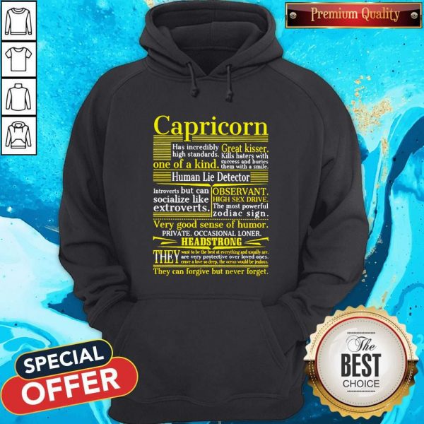 Funny Capricorn Headstrong Hoodie
